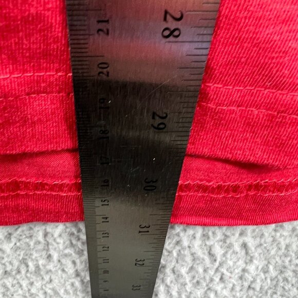 True Urban Mens Shirt Large Red 100% Cotton Short Sleeve‎ Pullover Skull NWT - Picture 10 of 11